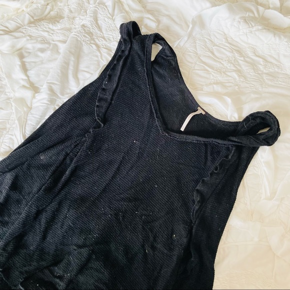 FP Black Ruffle Tank - Picture 4 of 5